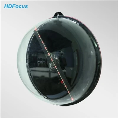 Holografski 3D projekcijski ventilator z božično kroglo